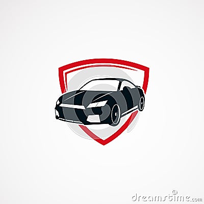 Car secure logo designs concept, icon, element, and template for business Vector Illustration