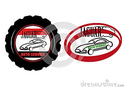 Car service logo template Vector Illustration