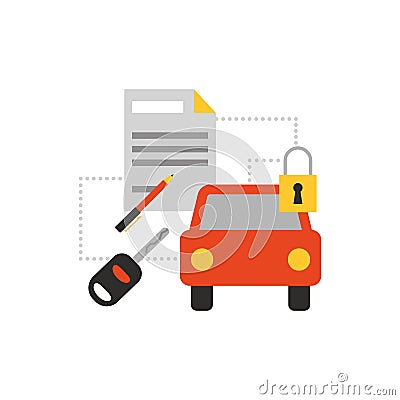 Car services icon Vector Illustration