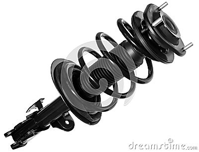 Car Shock Absorber assembly Stock Photo