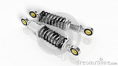 Car shock absorbers Stock Photo