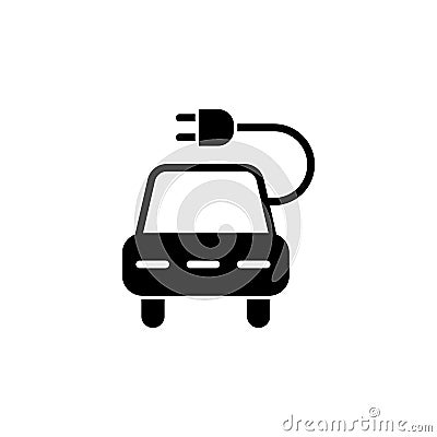 Car, socket icon on white background. Can be used for web, logo, mobile app, UI UX Vector Illustration