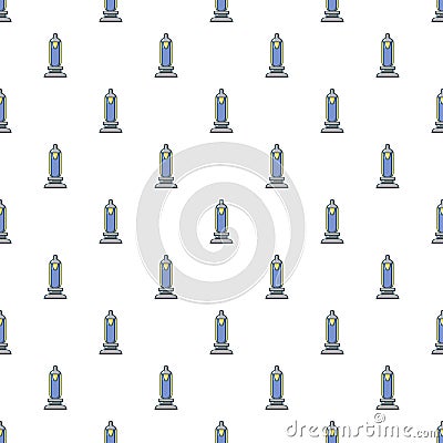 Car spark plug pattern seamless Vector Illustration