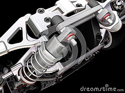 Car suspension Stock Photo