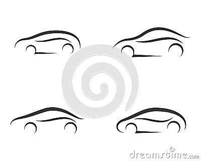 Car symbol illustration Vector Illustration