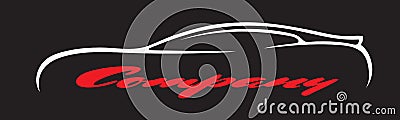 Car symbols silhouette auto company dealer vehicle logo vector icon Vector Illustration