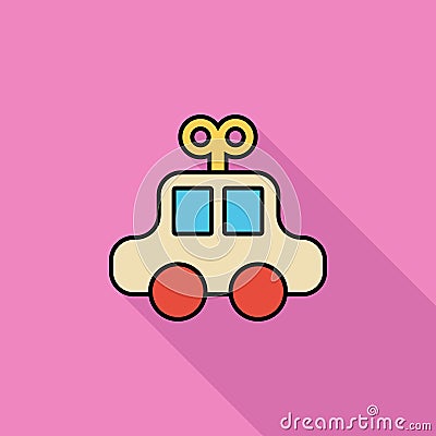 Car toy Vector Illustration