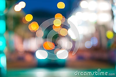 Car traffic at night. blur motion Stock Photo