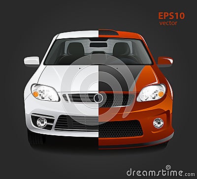 Car tuning Vector Illustration