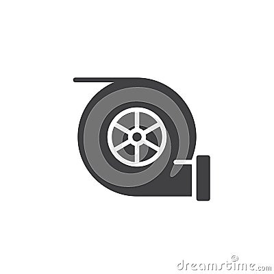 Car turbine icon vector Vector Illustration