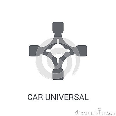car universal joint icon. Trendy car universal joint logo concept on white background from car parts collection Vector Illustration