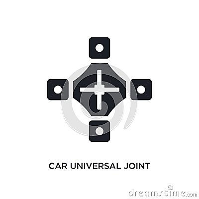 car universal joint isolated icon. simple element illustration from car parts concept icons. car universal joint editable logo Vector Illustration