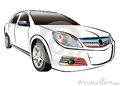 Car vector auto automobile illustration transport Vector Illustration