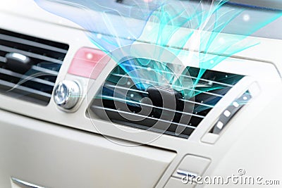 Car ventilation system Stock Photo