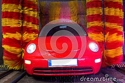 Car wash Stock Photo