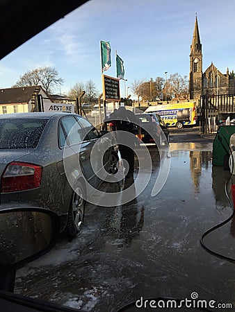 Car wash Editorial Stock Photo