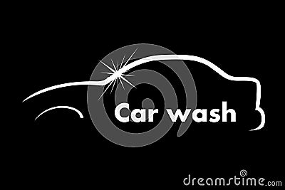 Car wash icon Vector Illustration