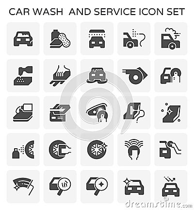 Car wash icon Vector Illustration