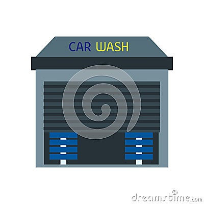 Car wash icon vector sign and symbol isolated on white background, Car wash logo concept Vector Illustration
