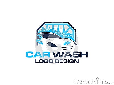 Car wash logo vector inspiration Vector Illustration