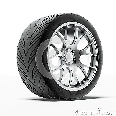 Car wheel Stock Photo