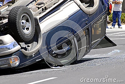 Car Wreck Stock Photo