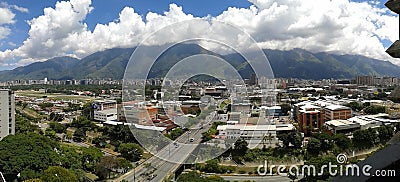 Caracas Skyline City Editorial Stock Photo