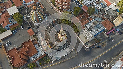 CARACAS, VENEZUELA - MAY 2022, Aerial view of The Sanctuary of Our Lady of Coromoto, church in Capital District, Caracas Editorial Stock Photo