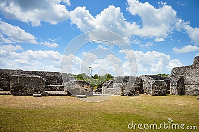 Caracol archeological site of Mayan civilization in Western Belize Stock Photo