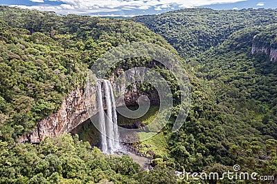 Caracol Falls Canela Brazil Stock Photo