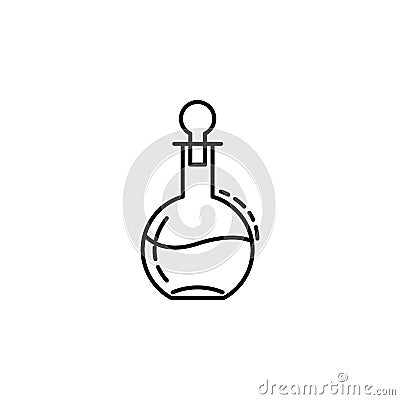 carafe for cognac dusk icon. Element of drinks and beverages icon for mobile concept and web apps. Thin line carafe for cognac Stock Photo
