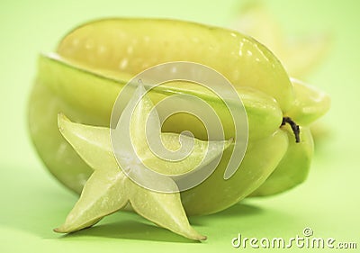 CARAMBOLE averrhoa carambola Stock Photo