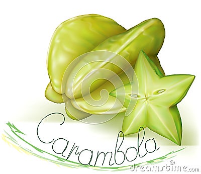 Carambola Vector Illustration