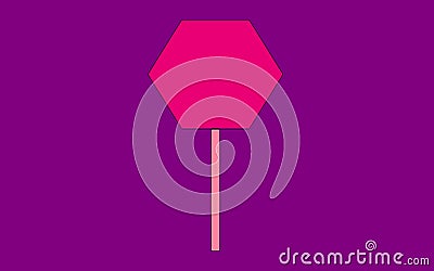 Caramel candy on a purple background Stock Photo