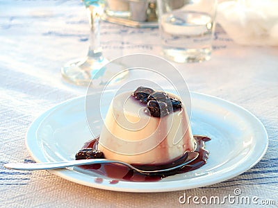 Caramel Cream Stock Photo