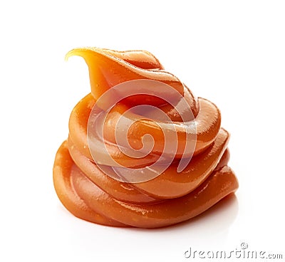 Caramel cream Stock Photo