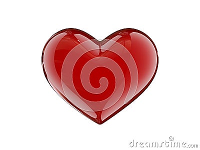 Caramel Heart Stock Photo