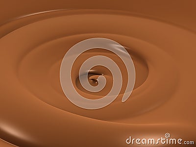 Caramel swirl Cartoon Illustration