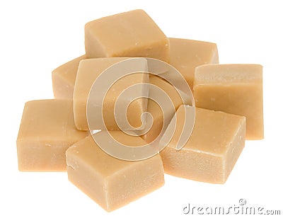 Caramel toffee candy Stock Photo