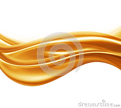 Caramel wave Stock Photo