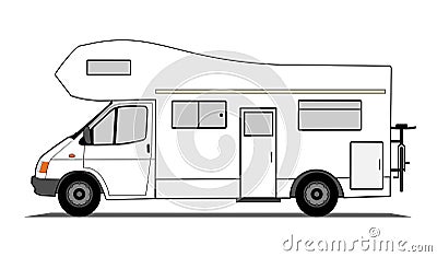 Caravan Vector Illustration