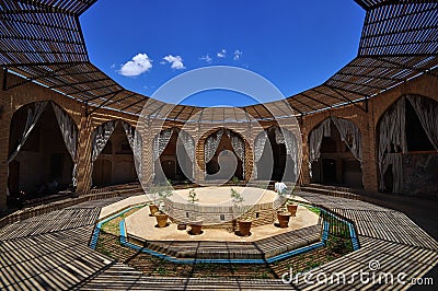 CARAVANSERAI IN IRAN Stock Photo