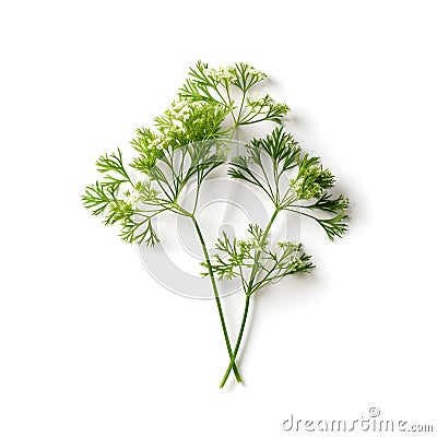 Caraway on white background Stock Photo