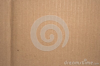 Carboard with crease Stock Photo