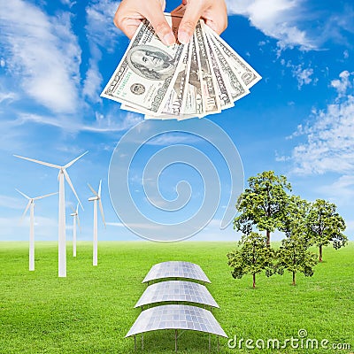 Carbon credits concept Stock Photo