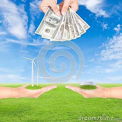 Carbon credits concept Stock Photo