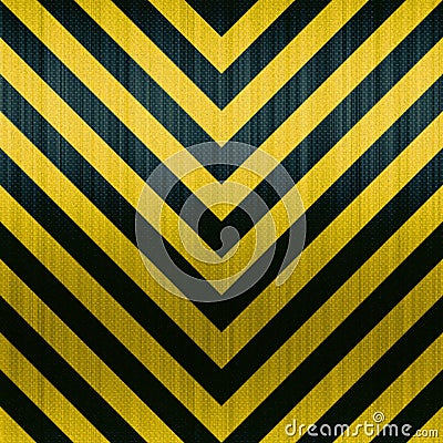 Carbon Fiber Hazard Stripes Stock Photo