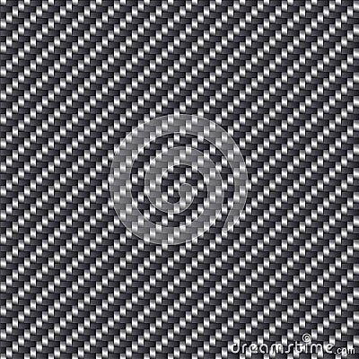 Carbon Fiber Seamless Background Vector Illustration