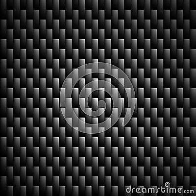 Carbon Kevlar Black pattern vector Vector Illustration
