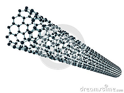 Carbon nanotube Cartoon Illustration